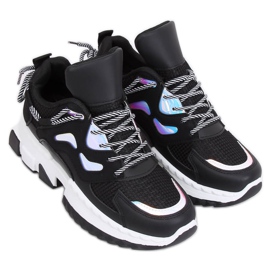 LA67P Černé tenisky černý