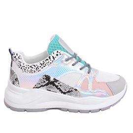 NB317P Bílá sportovní obuv vícebarevný