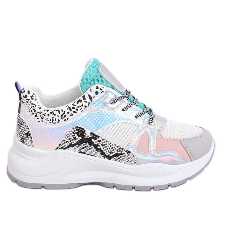 NB317P Bílá sportovní obuv vícebarevný