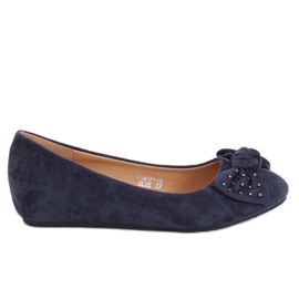 Tmavě modré balerínky FM217-13 Blue námořnická modř