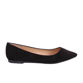 Černé dámské balerínky P3T1168-6 Black černý