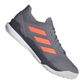 Boty adidas Stabil Bounce M EH0847 zelený šedá