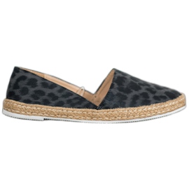 Kylie Skvrnité espadrilky černá Kylie Skvrnité espadrilky černá