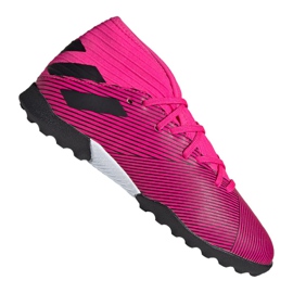 Boty Adidas Nemeziz 19.3 Tf Jr F99944 růžový vícebarevný Boty Adidas Nemeziz 19.3 Tf Jr F99944 růžový vícebarevný