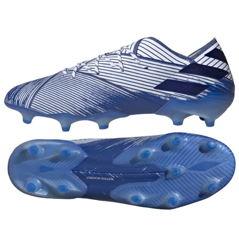 Kopačky Adidas Nemeziz 19.1 Fg M EG7324 vícebarevný modrý