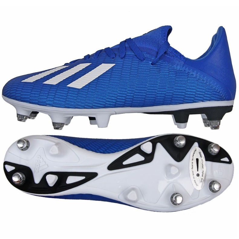 Kopačky Adidas X 19.3 Sg M EG7165 modrý modrý