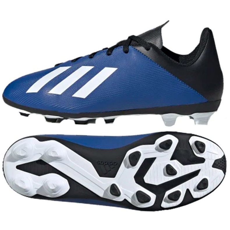Kopačky Adidas X 19.4 FxG Jr EF1615 modrý modrý