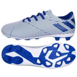 Kopačky Adidas Nemeziz 19.4 FxG Jr EF1740 vícebarevný bílý