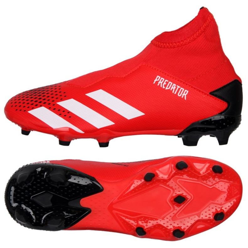 Kopačky Adidas Predator 20.3 Ll Fg Jr EF1907 červené červené