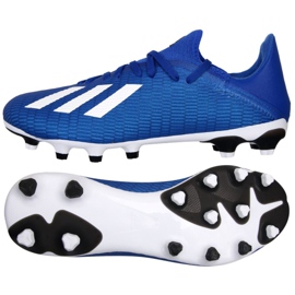 Kopačky Adidas X 19.3 Mg M EG1493 modrý modrý