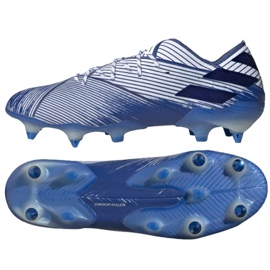 Kopačky Adidas Nemeziz 19.1 Sg M FU8497 modrý modrý Kopačky Adidas Nemeziz 19.1 Sg M FU8497 modrý modrý