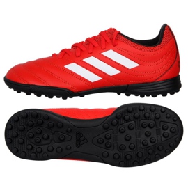 Kopačky Adidas Copa 20.3 Tf Jr F1922 červený pomeranče a červené