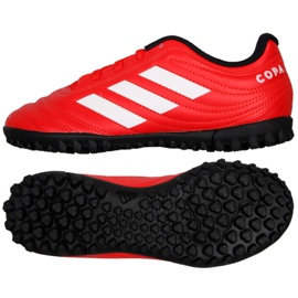 Kopačky Adidas Copa 20.4 Tf Jr EF1925 červený červený
