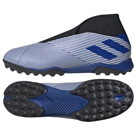 Kopačky Adidas Nemeziz 19.3 Ll Tf M EG7252 modrý bílý