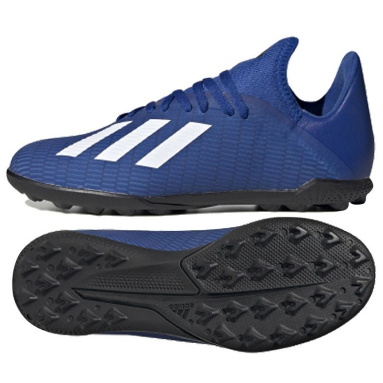 Kopačky Adidas X 19.3 Tf Jr EG7172 modrý modrý