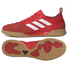 Sálová obuv adidas Copa 20.1 In M G28623 červený pomeranče a červené