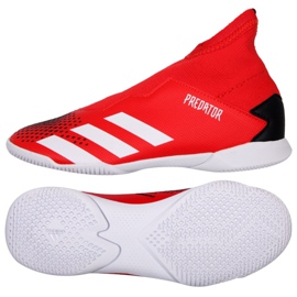 Sálová obuv adidas Predator 20.3 Ll In Jr EF1952 vícebarevný červený