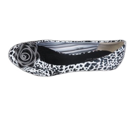 Krásná balerína 369-15 Černá dekorace bílý