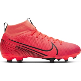 Fotbalová obuv Nike Mercurial Superfly 7 Academy FG / MG Jr AT8120-606 červená červená