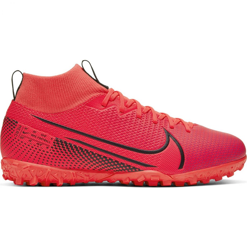 Kopačky Nike Mercurial Superfly 7 Academy Tf Jr AT8143-606 červené červené