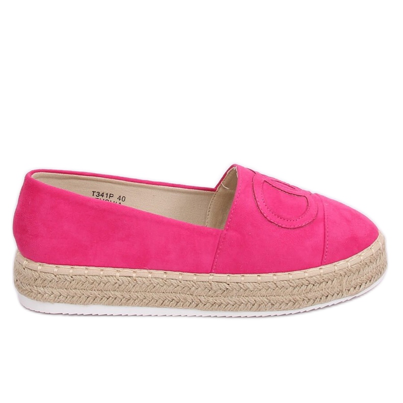 Fuchsie espadrilles T341P Fushia růžový
