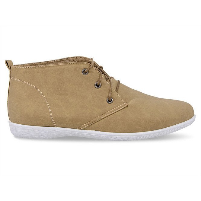 Vysoké elegantní boty 3569 Khaki