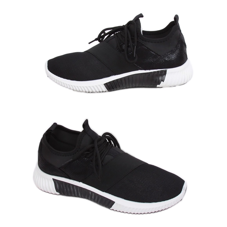 Černá 7925-SP Černá sportovní obuv