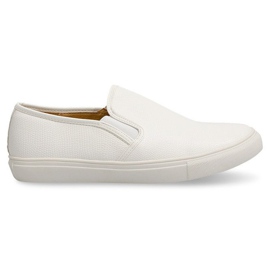 Nazouvací tenisky Slip On 2207 bílá bílý