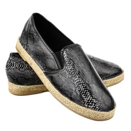 Černé espadrilky B216-1 černý