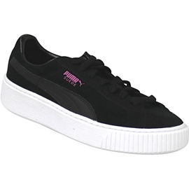 Puma Suede Platform Jr 363663 01 černý