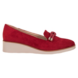 Red Lords On The VINCEZA Wedge červený