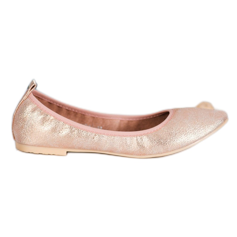 Goodin Zlaté balerínky s eko kůží zlatý