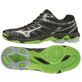 Volejbalové boty Mizuno Wave Voltage M V1GA196037 vícebarevný černý