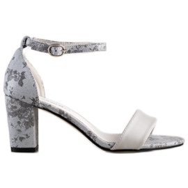 Goodin Stylové sandály s krajkou šedá Goodin Stylové sandály s krajkou šedá