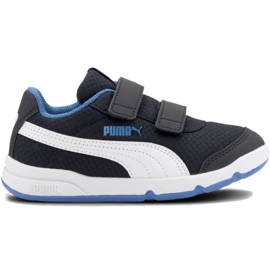 Puma Stepfleex 2 Mesh Ve V Ps Jr 192524 10 bílý černý modrý