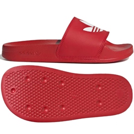 Adidas Originals Adilette Lite Jr FU9179 červené Adidas Originals Adilette Lite Jr FU9179 červené