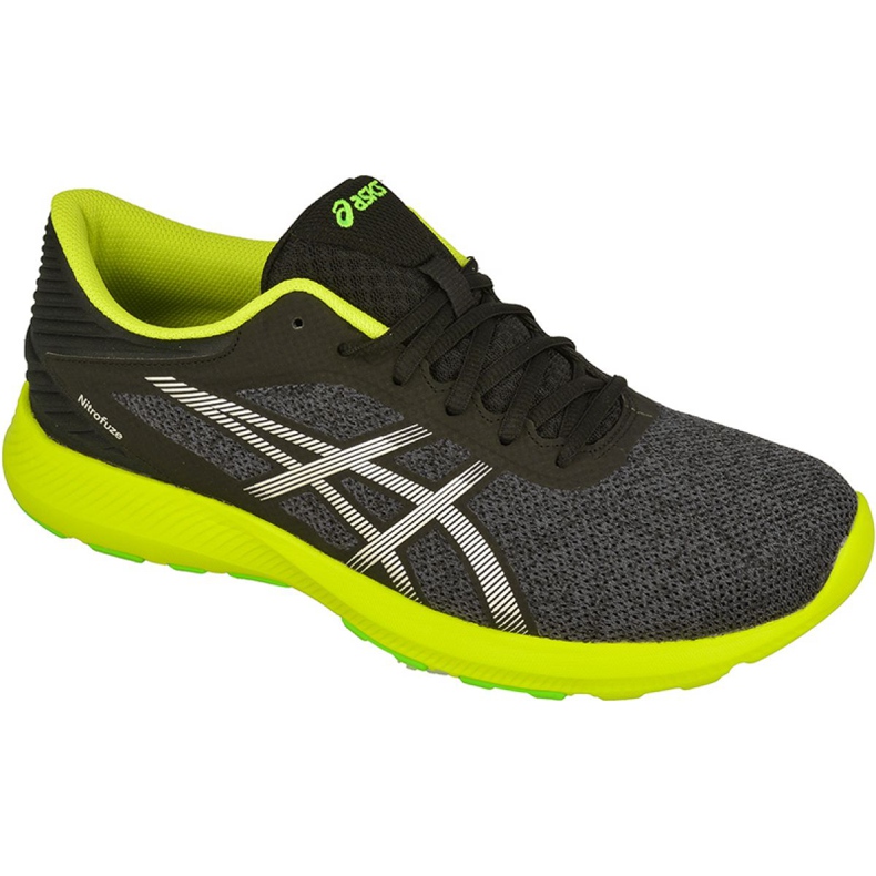 Běžecké boty Asics Nitrofuze M T6H3N-9593 černá šedá zelená Běžecké boty Asics Nitrofuze M T6H3N-9593 černá šedá zelená