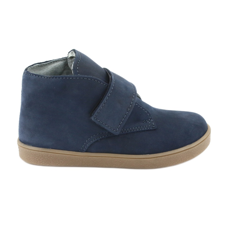 Boty na suchý zip Mazurek 1101 navy blue modrý
