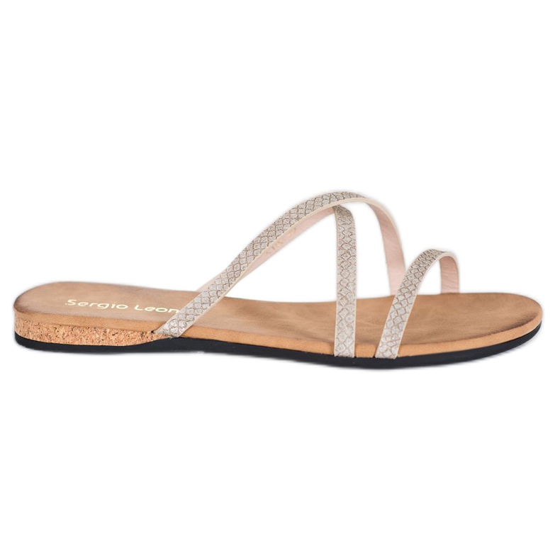 Sergio Leone Stylové pantofle žlutá