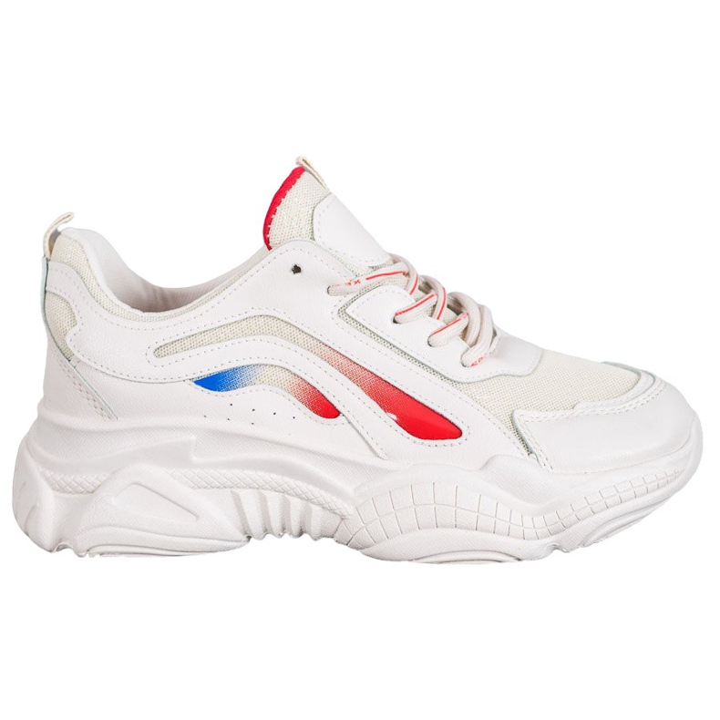 SHELOVET Stylové béžové tenisky béžový