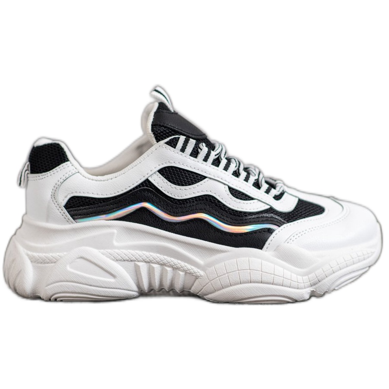 SHELOVET Tenisky Na Platformě bílý černá