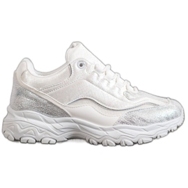 Small Swan Stylové bílé tenisky bílý