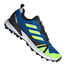 Boty adidas Terrex Skychaser Lt Hiking M EH2428 modrý vícebarevný zelený