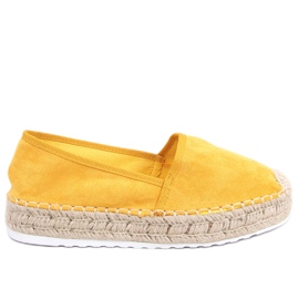 Dámské medové espadrilky JH91P žluté žluť