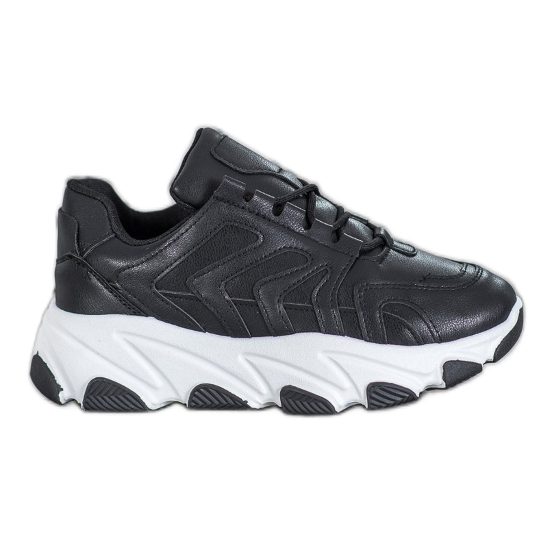 Bella Paris Šněrovací tenisky černá