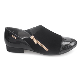 Klasické boty se zipem 2060A černé černý