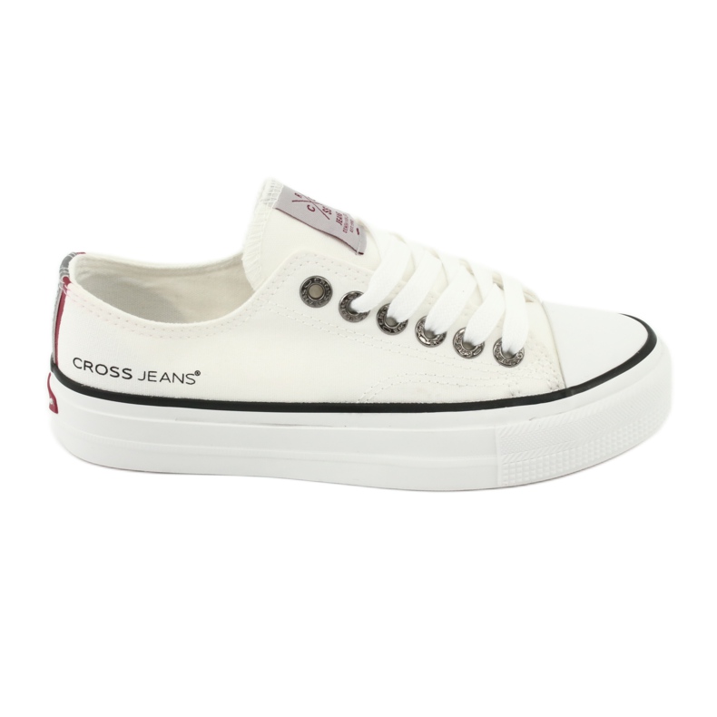 Cross Jeans Classic Sneakers Biaded White FF2R4010C bílý