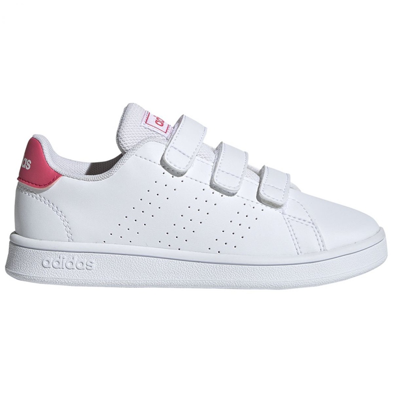 Boty Adidas Advantage C Jr EF0221 bílý