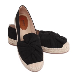 Černé dámské espadrilky LL-219P Black černá
