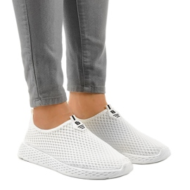 Bílé dámské sportovní boty SJ1890-3 bílý